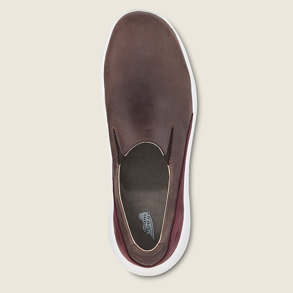 Slip-On Dame - Red Wing Comfortpro - Safety Toe - Mørkebrune - XFCEOV-013